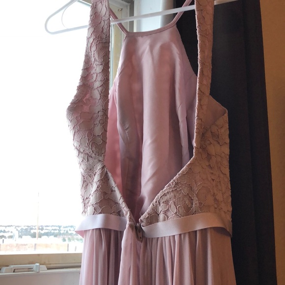 David’s Bridal-dusty rose XS DRESS WITH SLIT. - Picture 2 of 2